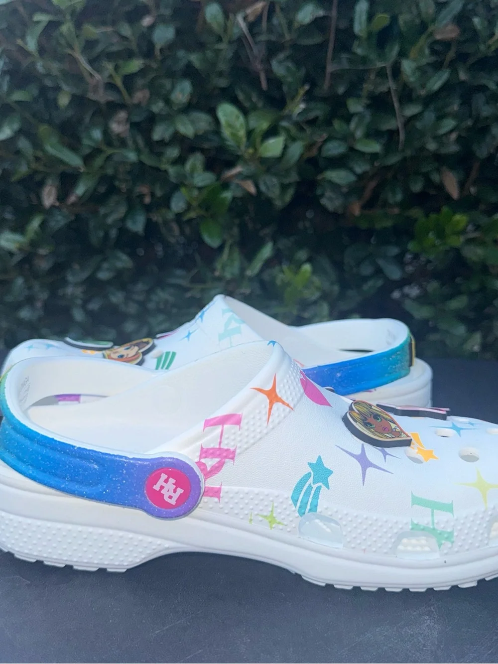 CROCS Rainbow High Classic Clogs Size J4